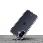 Ochranný kryt na mobil Extreme Protect pre Apple iPhone 16, priehľadný