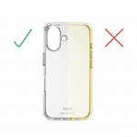 Ochranný kryt na mobil Extreme Protect pre Apple iPhone 16, priehľadný