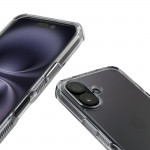 Ochranný kryt na mobil Extreme Protect pre Apple iPhone 16, priehľadný