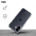 Ochranný kryt na mobil Extreme Protect pre Apple iPhone 16, priehľadný