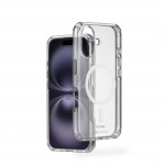 Puzdro Extreme Protect pre Apple iPhone 16, magnetické, priehľadné
