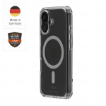 Puzdro Extreme Protect pre Apple iPhone 16, magnetické, priehľadné