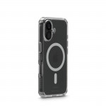 Puzdro Extreme Protect pre Apple iPhone 16, magnetické, priehľadné