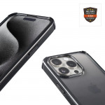 Puzdro na mobil Extreme Protect pre Apple iPhone 16, čierne