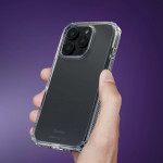 Ochranný kryt Extreme Protect pre Apple iPhone 16 Pro, priehľadný