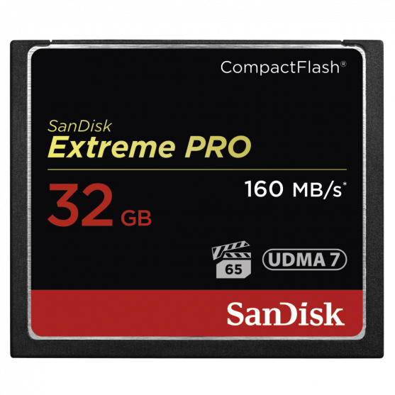 SanDisk Extreme Pro CF 32GB 160MB/s VPG 65, UDMA 7
