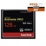 SanDisk Extreme Pro CF 128GB 160MB/s VPG 65, UDMA 7 SanDisk Extreme Pro CF 128GB 160MB/s VPG 65, UDMA 7
