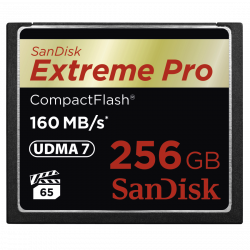 SanDisk Extreme Pro CF 256GB 160MB/s VPG 65, UDMA 7