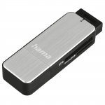 Čítačka kariet USB 3.0 SD/microSD, strieborná