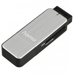 Čítačka kariet USB 3.0 SD/microSD, strieborná