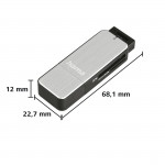 Čítačka kariet USB 3.0 SD/microSD, strieborná Čítačka kariet USB 3.0 SD/microSD, strieborná