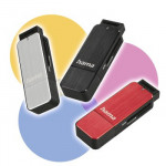 Čítačka kariet USB 3.0 SD/microSD, strieborná Čítačka kariet USB 3.0 SD/microSD, strieborná