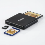 USB 3.0 viacnásobná čítačka kariet, SD/microSD/CF, čierna USB 3.0 viacnásobná čítačka kariet, SD/microSD/CF, čierna
