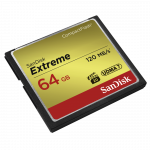 SanDisk Extreme CF 64GB 120MB/s zápis 85MB/s UDMA7