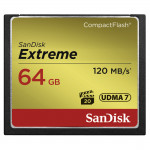 SanDisk Extreme CF 64GB 120MB/s zápis 85MB/s UDMA7 SanDisk Extreme CF 64GB 120MB/s zápis 85MB/s UDMA7