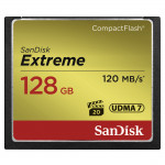SanDisk Extreme CF 128GB 120MB/s zápis 85MB/s UDMA7