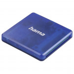 USB 2.0 Multi Card Reader, SD/microSD/CF, blue