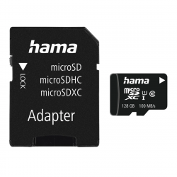 MicroSDXC 128GB trieda 10 UHS-I 100MB/s + adaptér/mobil