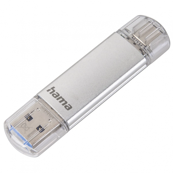 USB kľúč C-Laeta, Type-C USB 3.1/USB 3.0, 32 GB, 40 MB/s, strieborný USB kľúč C-Laeta, Type-C USB 3.1/USB 3.0, 32 GB, 40 MB/s, strieborný