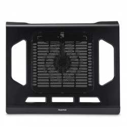 Chladič na notebook Black, tichý, do 40 cm (15,6), čierny