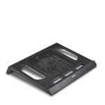 Chladič na notebook Black, tichý, do 40 cm (15,6), čierny