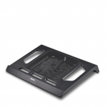 Chladič na notebook Black, tichý, do 40 cm (15,6), čierny