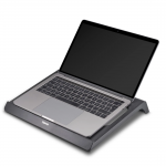 Chladič na notebook Black, tichý, do 40 cm (15,6), čierny