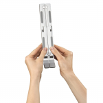 Stojan Hliník, 6-stupňový sklon, skladací, do 40 cm (15,6), strieborný Stojan Hliník, 6-stupňový sklon, skladací, do 40 cm (15,6), strieborný
