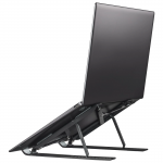 Stojan Light, 12-stup. nastaviteľný, skladací, do 40 cm (15,6), čierny Stojan Light, 12-stup. nastaviteľný, skladací, do 40 cm (15,6), čierny