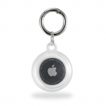Always Clear, kryt pre Apple AirTag, s krúžkom na kľúče, priehľadný