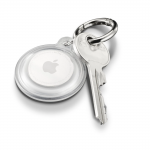 Always Clear, kryt pre Apple AirTag, s krúžkom na kľúče, priehľadný