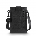 Crossbody taška na mobil, univerzálna, 17,5 x 11 cm, čierna