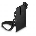 Crossbody taška na mobil, univerzálna, 17,5 x 11 cm, čierna