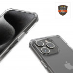 Ochranný kryt Extreme Protect pre Apple iPhone 15, priehľadný
