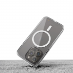 Ochranný kryt MagCase Extreme Protect pre Apple iPhone 15, priehľadný