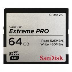CFast Extreme Pro 2.0 64GB, VPG 130, 525MB/s