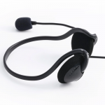 NHS-P100 PC Office Headset with Neckband, Stereo, black