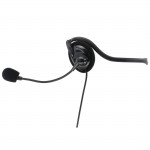 NHS-P100 PC Office Headset with Neckband, Stereo, black