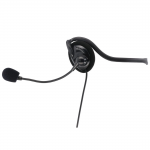 NHS-P100 PC Office Headset with Neckband, Stereo, black