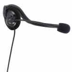 NHS-P100 PC Office Headset with Neckband, Stereo, black