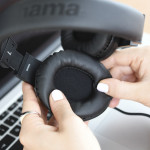 Hama PC headset HS-350, stereo, čierny