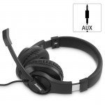 Hama PC headset HS-350, stereo, čierny