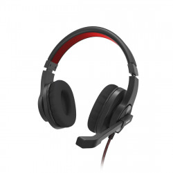 PC kancelárske slúchadlá HS-USB400 V2, stereo, čierne
