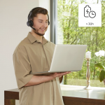 Bluetooth® headset BT700, s mikrofónom, bezdrôtový, pre PC, mobil, čierny