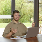 Bluetooth® headset BT700, s mikrofónom, bezdrôtový, pre PC, mobil, čierny