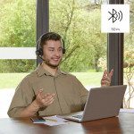 Bluetooth® headset BT700, s mikrofónom, bezdrôtový, pre PC, mobil, čierny
