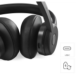 Bluetooth® headset BT700, s mikrofónom, bezdrôtový, pre PC, mobil, čierny
