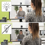 Webkamera s kruhovým svetlom C-850 Pro, QHD 2K, mikrofón, DO