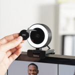 Webkamera s kruhovým svetlom C-850 Pro, QHD 2K, mikrofón, DO