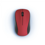 Optická bezdrôt. myš MW-300 V2, 3 tlačidlá, tichá, USB prijímač, červená